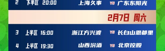 官方网站-CBA按下暂停键，俱乐部杯赛开战，8队打7天争冠军，杜锋再斗卢伟