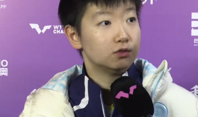 官方网站-孙颖莎3-0朱芊曦WTT官方采访！回应二三局胶着，谈目标很谦逊！