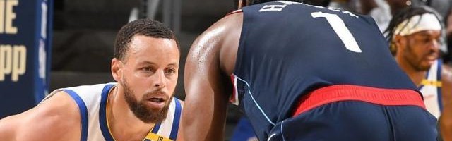 百家乐玩法-快艇横扫勇士！哈登狂砍39+10将勇士推进附加赛